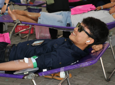 กิจกรรมบริจาคโลหิต ภายใต้โครงการ "หนึ่งความดี ล้านความรัก ... พารามิเตอร์รูปภาพ 12